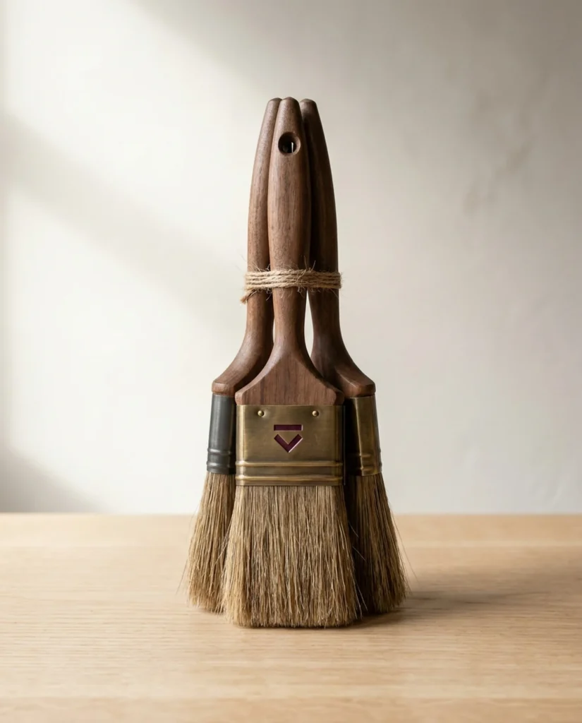 Finishing Brush Set, Ox-Hair Three — product view