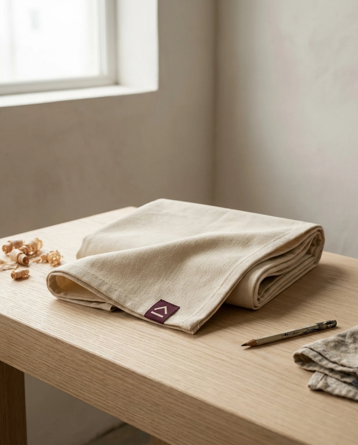 Drop Cloth, 9 x 12ft Canvas — in use on the workbench