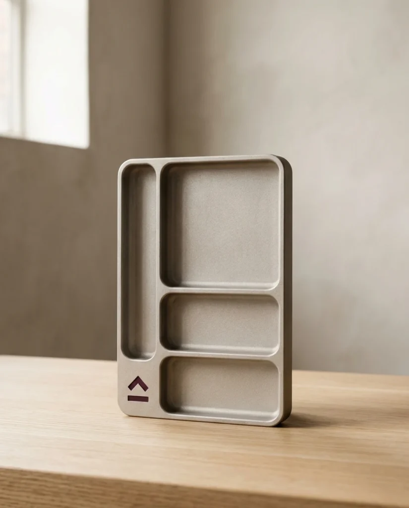 Machinist's Parts Tray, Cast Aluminium — product view